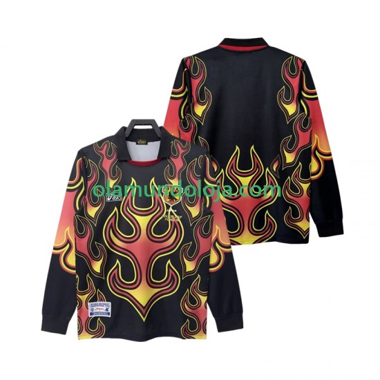 Camisola Japão Guarda-redes Retro Homem Equipamento Primeiro 1998 Manga Comprida